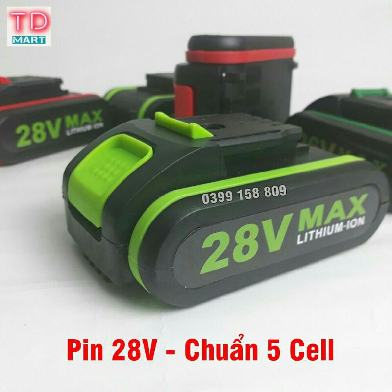 Pin máy khoan Hitachi 28v - 36v chuẩn 5 cell