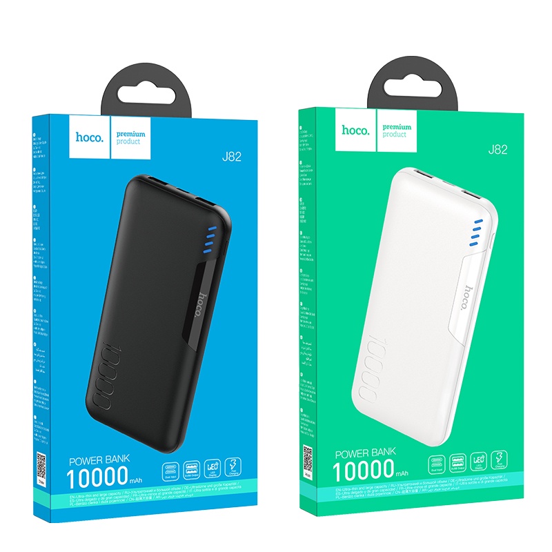 ☑️🇨🇭🇮🇳🇭 - 🇭🇦🇳🇬☑️ Pin sạc dự phòng 10000mah, sạc pin dự phòng Hoco J82 - Bảo hành 12 tháng