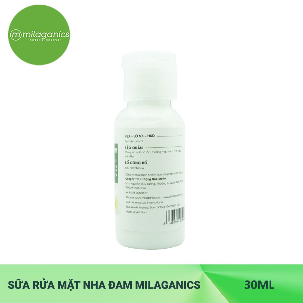 Sữa Rửa Mặt Nha Đam Milaganics 30ml | BigBuy360 - bigbuy360.vn