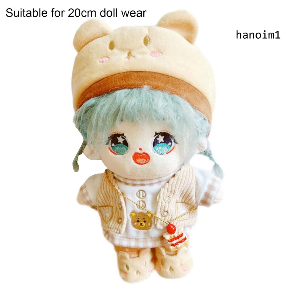 Hvw_túi Xách Gấu Bông Quần Búp Bê Bằng Vải Dễ Phối Đồ Cho Trẻ Em