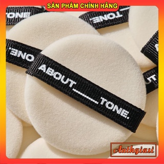 Bông phấn ABOUT TONE tán phấn phủ nén bột khô - siêu mềm mịn