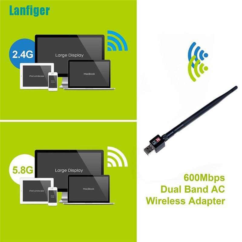 Usb Wifi Lan 2.4ghz 600mbps