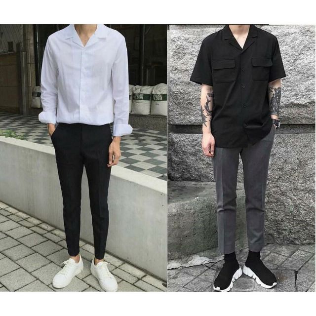 Quần âu, quần tây nam nữ phong cách Hàn Quốc