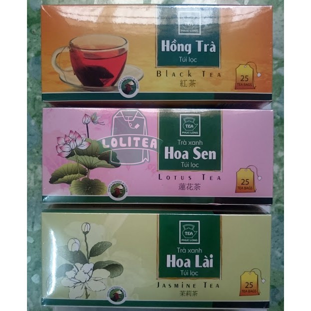 (Đủ mùi) Trà Phúc Long Lài / Sen / Trà Xanh / Hồng Trà / Hồng trà hoa hồng | BigBuy360 - bigbuy360.vn