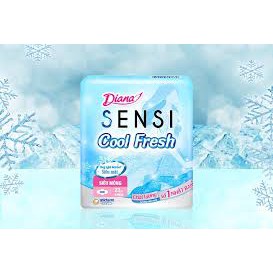 Băng Vệ Sinh Diana Sensi Cool Fresh Siêu Mỏng Cánh