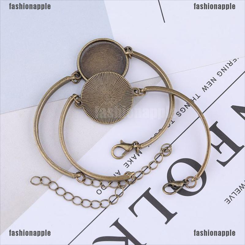 Set 4 trang sức rỗng phong cách retro tự trang trí