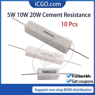 Set 10 điện trở 5W 10W 20W 75R 82R 91R 100R 120R 150R 180R Ohm chuyên dụng
