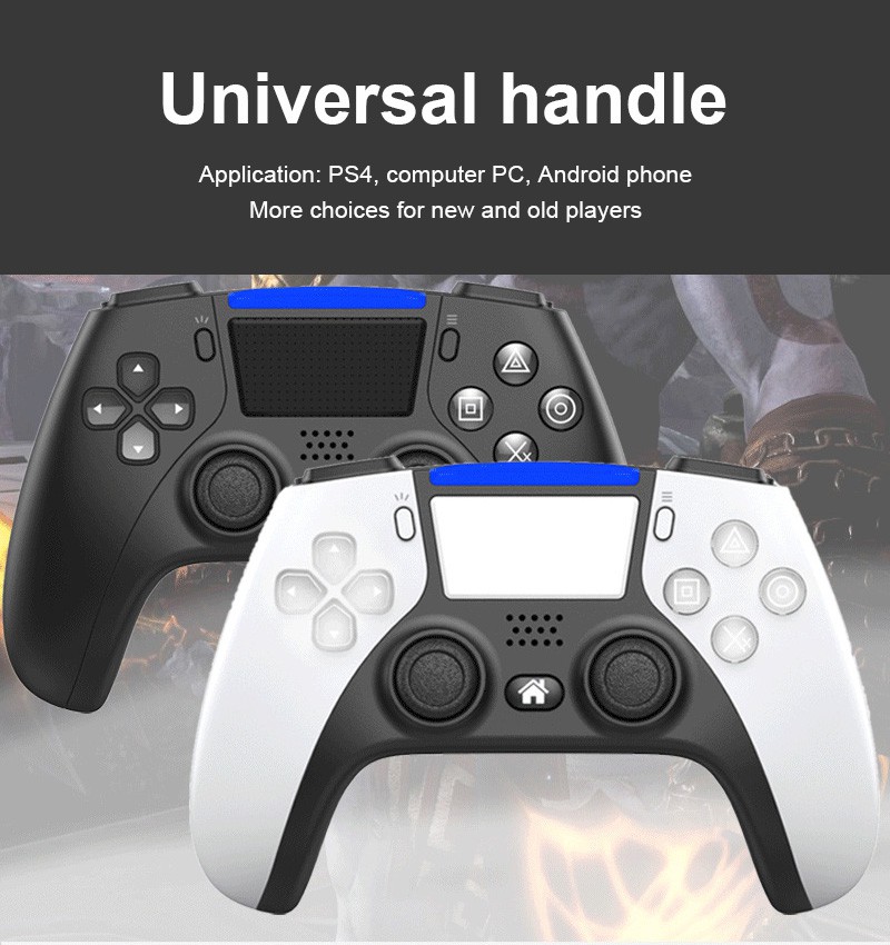 【Available】 Gamepad For  PS4/PC/Android phones  Bluetooth handle 【Bloom】