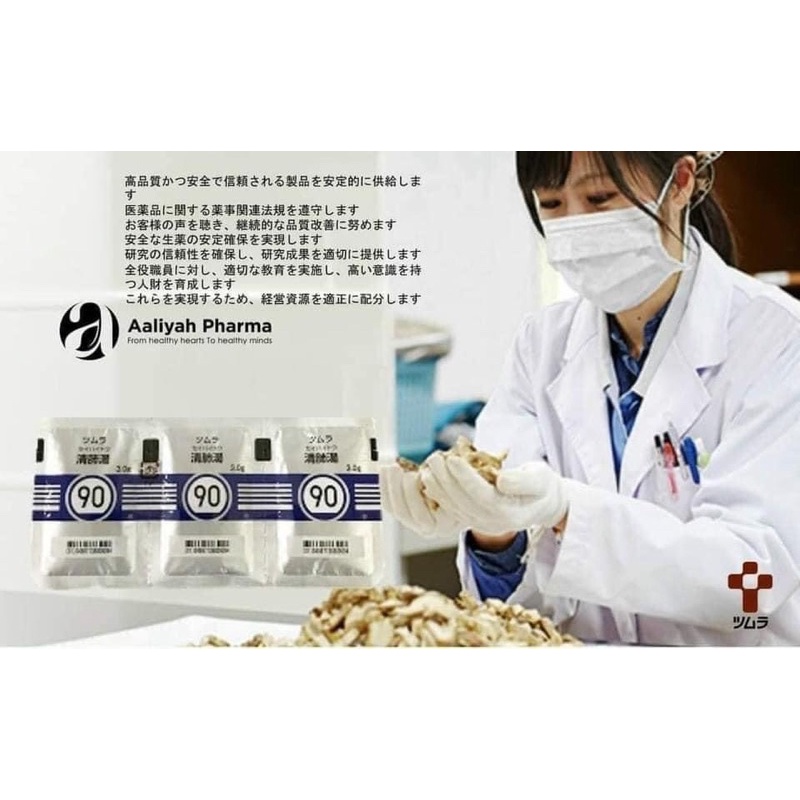 Set 6 Gói Lọc Phổi Bổ Phổi Tsumura Seihaito 90 Nhật Bản