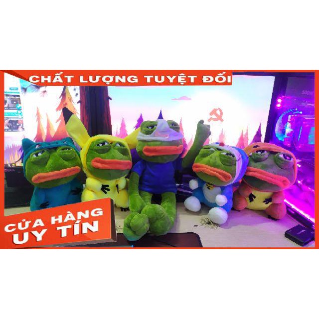 Ếch xanh pepe khuôn mặt biểu cảm - Hàng độc lạ Pepe Frog