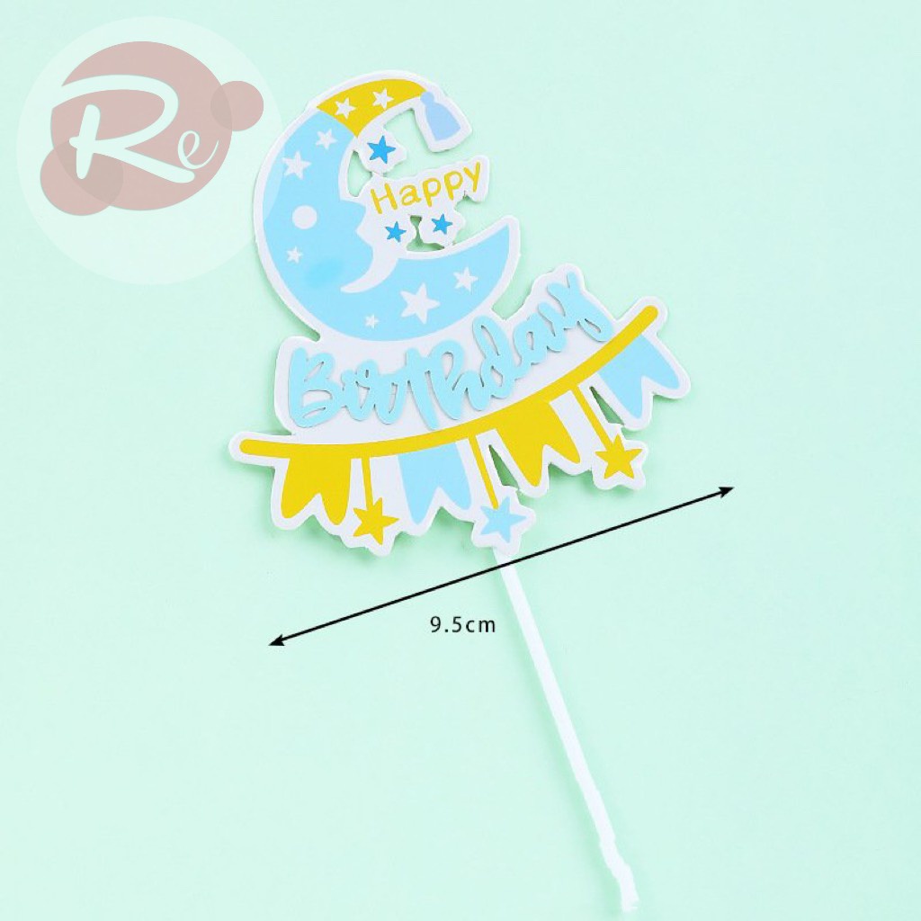 [SIÊU RẺ❤️] – Que cắm Trăng Sao - Trang trí bánh sinh nhật bánh kem