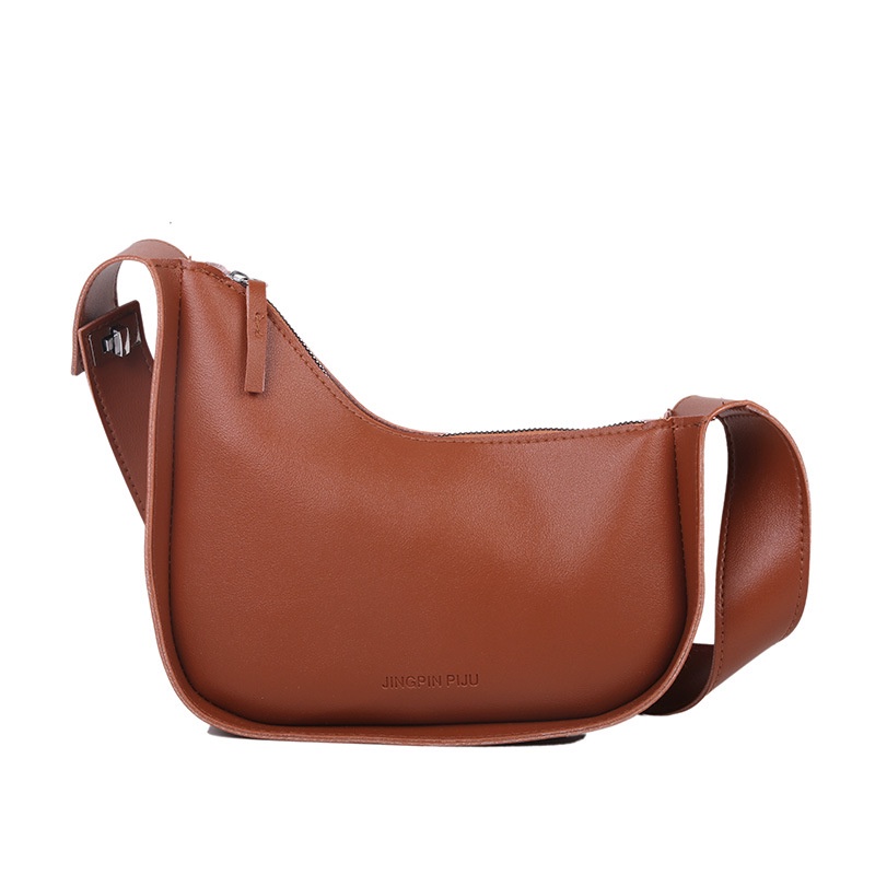 Túi Xách Đeo Vai Hình Bán Nguyệt Thiết Kế Đơn Giản Phong Cách Mới Mùa Xuân Cho Nữ 2022