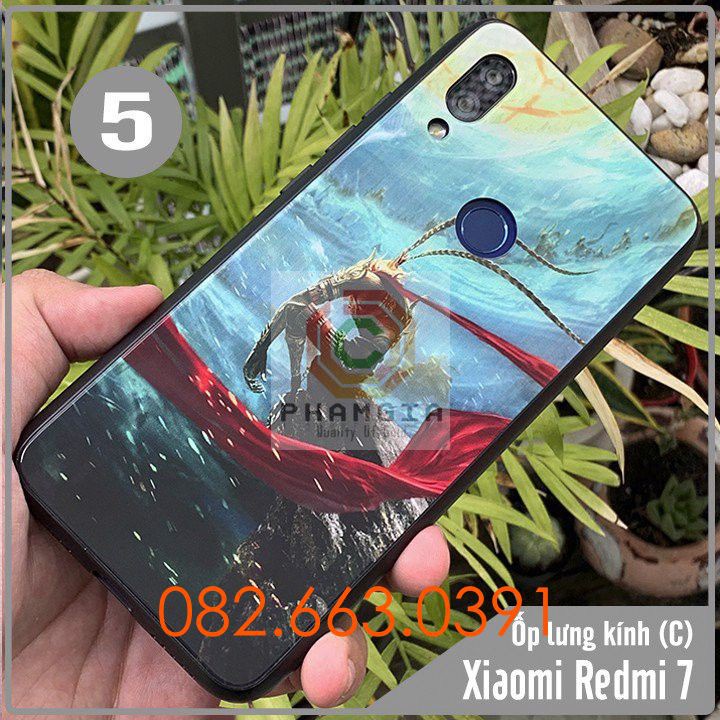 Ốp lưng ép kính Xiaomi Redmi 7A/ Redmi 7 in hình đẹp
