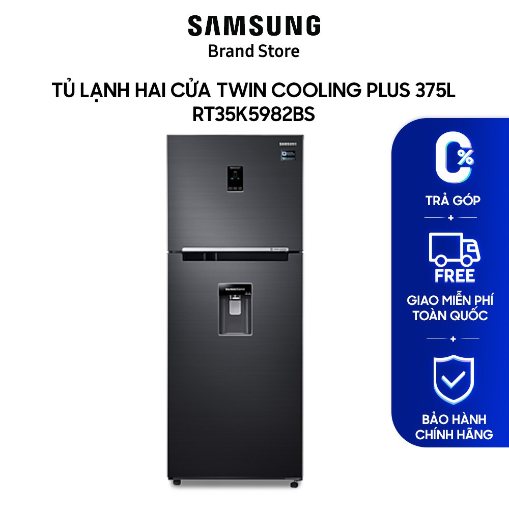 Tủ lạnh hai cửa Samsung Twin Cooling Plus 375L RT35K5982BS