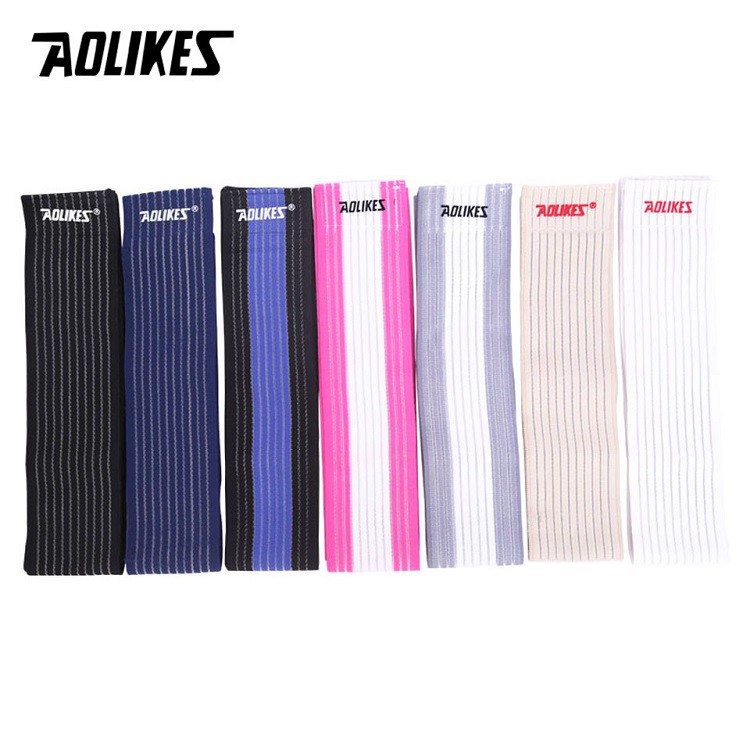 Băng Cuốn Đàn Hồi Bảo Vệ Đầu Gối Khủy Tay Cao Cấp Aolikes (1 Đôi L90cm)