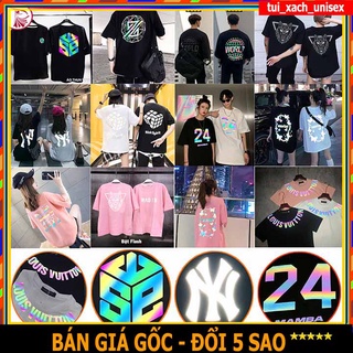 ❤️ LOẠI PHẢN QUANG - FORM RỘNG ❤️ ÁO THUN UNISEX NAM NỮ TAY LỠ - ÁO PHÔNG ĐEN TRẮNG HỒNG IN CHỮ HÓT ĐEN MỚI NHẤT