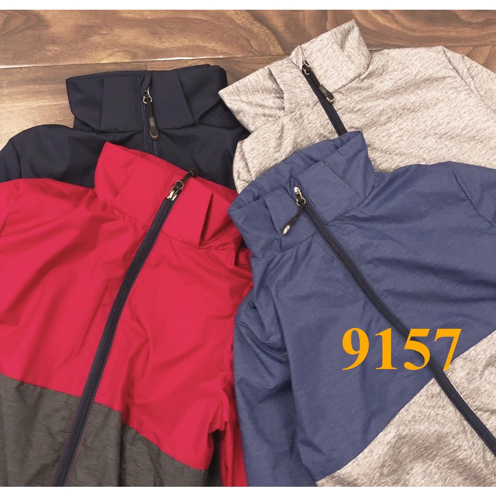 * Mã 9157: Áo gió 2 lớp bé trai dư xịn, VNXK  - Áo phối màu khoẻ khoắn đẹp, lớp ngoài gió chống nước nhẹ