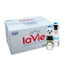 Thùng 24 Chai Nước Khoáng Lavie Kid Hình Hoạt Hình chai 330ml