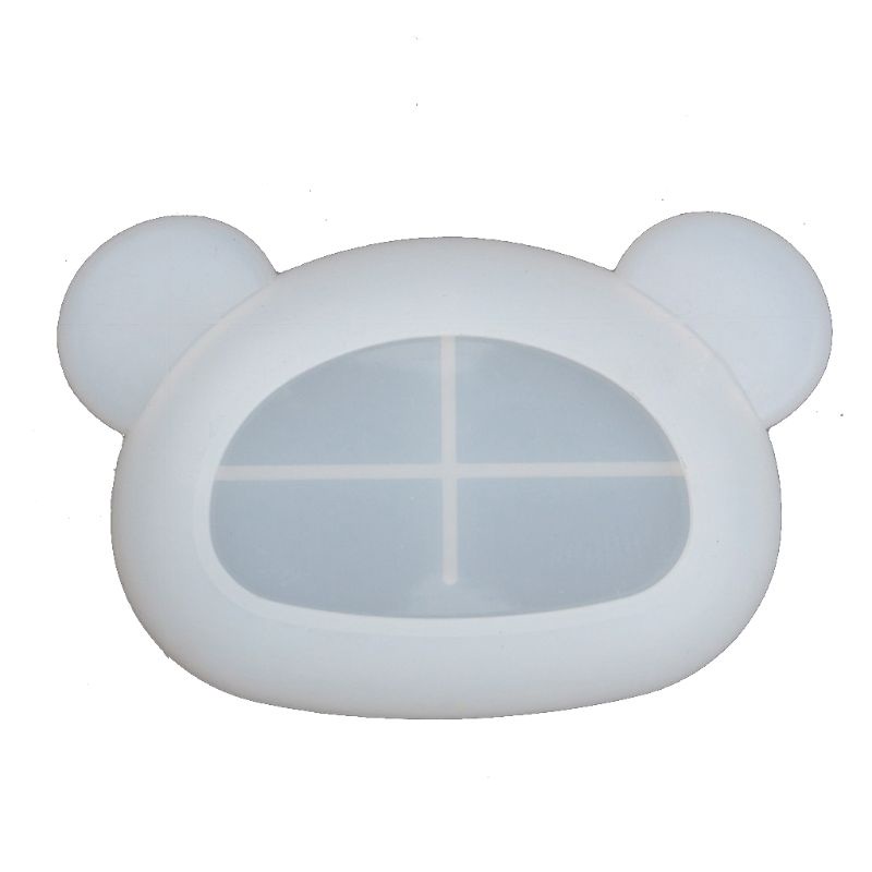 Khuôn silicon làm đồ trang sức hình gấu / hoa / chó bull dễ thương