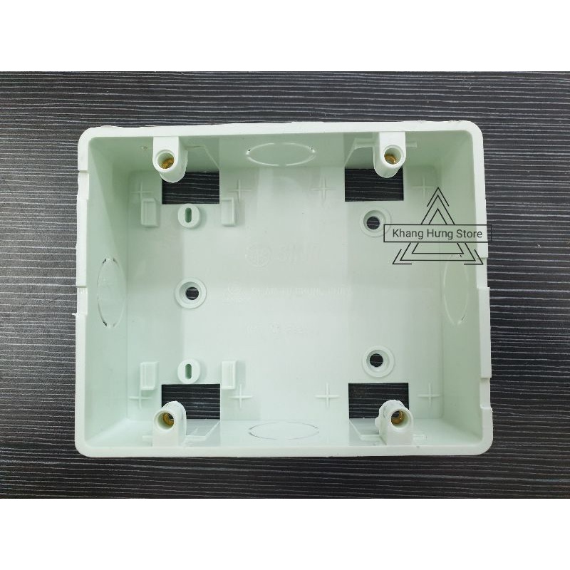 Đế Âm Tự Chống Cháy / Hộp âm , đế âm đơn, đế âm đôi , đế vuông Sino S2157 , S2157/D