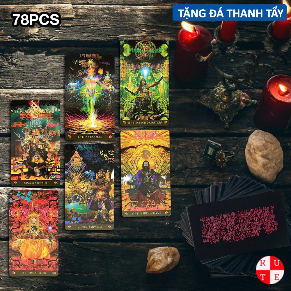 Bài Tarot StarMan 78 Lá Bài Tặng Đá Thanh Tẩy C81