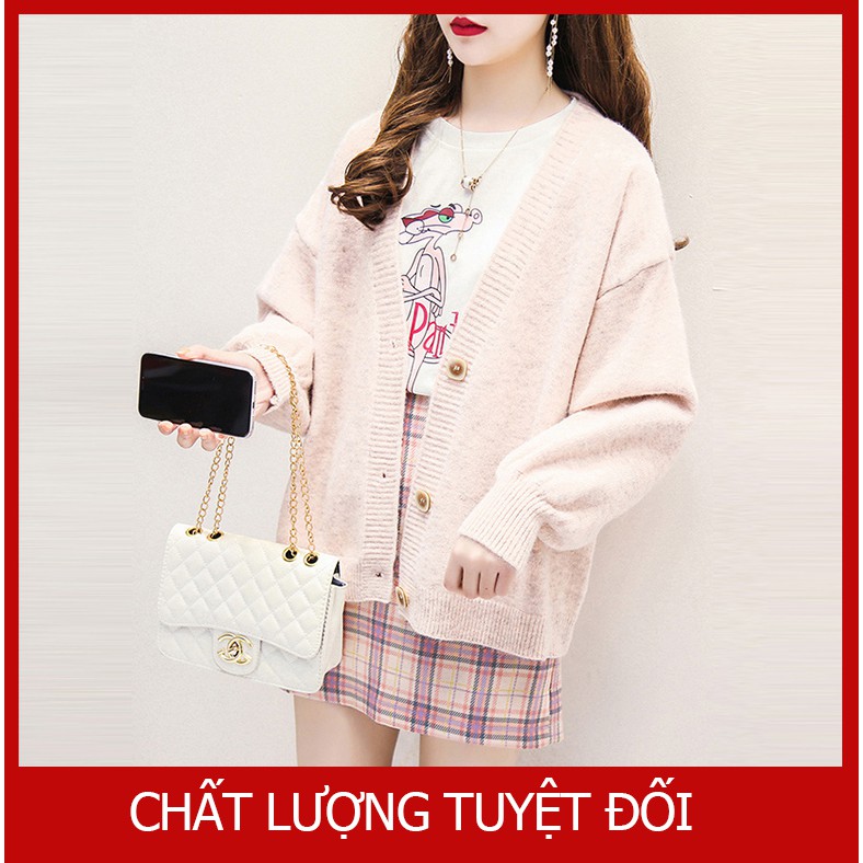 [Hàng loại 1] Áo Cardigan khoác len dáng ngắn cao cấp