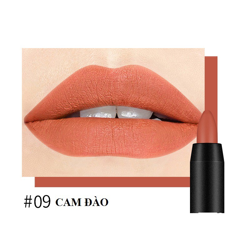 Son sáp bút chì Flowing Golden Kiss Matte Soft Lipstick siêu lì và mịn môi PI3016 | BigBuy360 - bigbuy360.vn