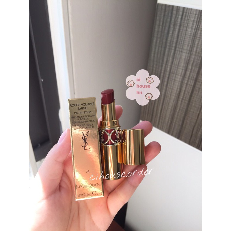 [CÓ SẴN - ĐỦ BILL - AUTHENTIC] Son Ysl Shine 76 vợt sale bill duty - ảnh shop tự chụp | BigBuy360 - bigbuy360.vn