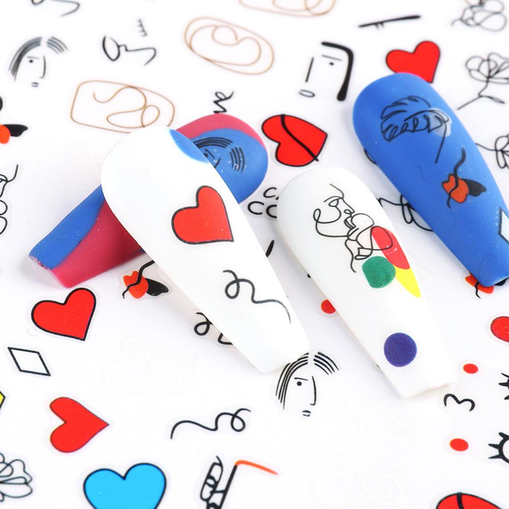 Miếng Dán Trang Trí Móng Tay Chủ Đề Mùa Hè Dễ Thương