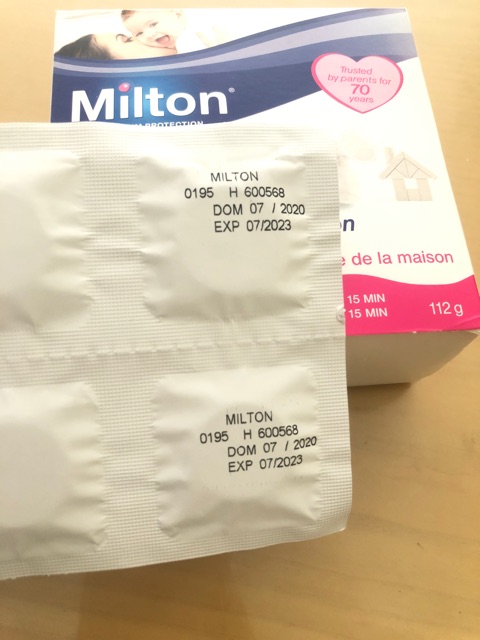 Viên tiệt trùng milton to loại 5l nước