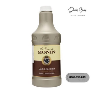 Sốt socola đen / sauce monin dark chocolate 1.89l