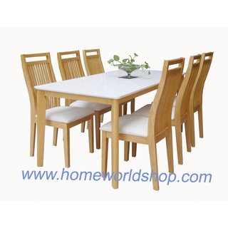 Bộ bàn ăn 6 ghế Chonoithat HW331-WN-6C