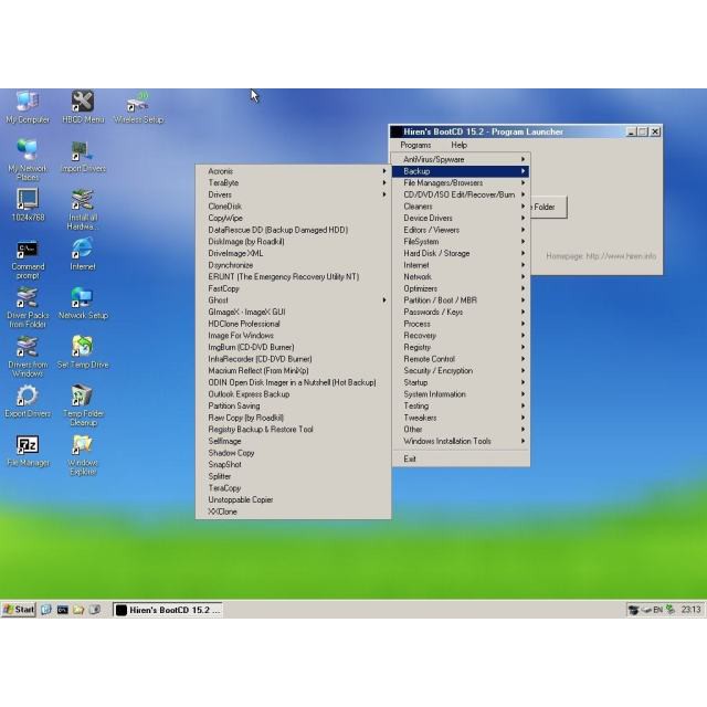 CD Hiren's Boot 15.2