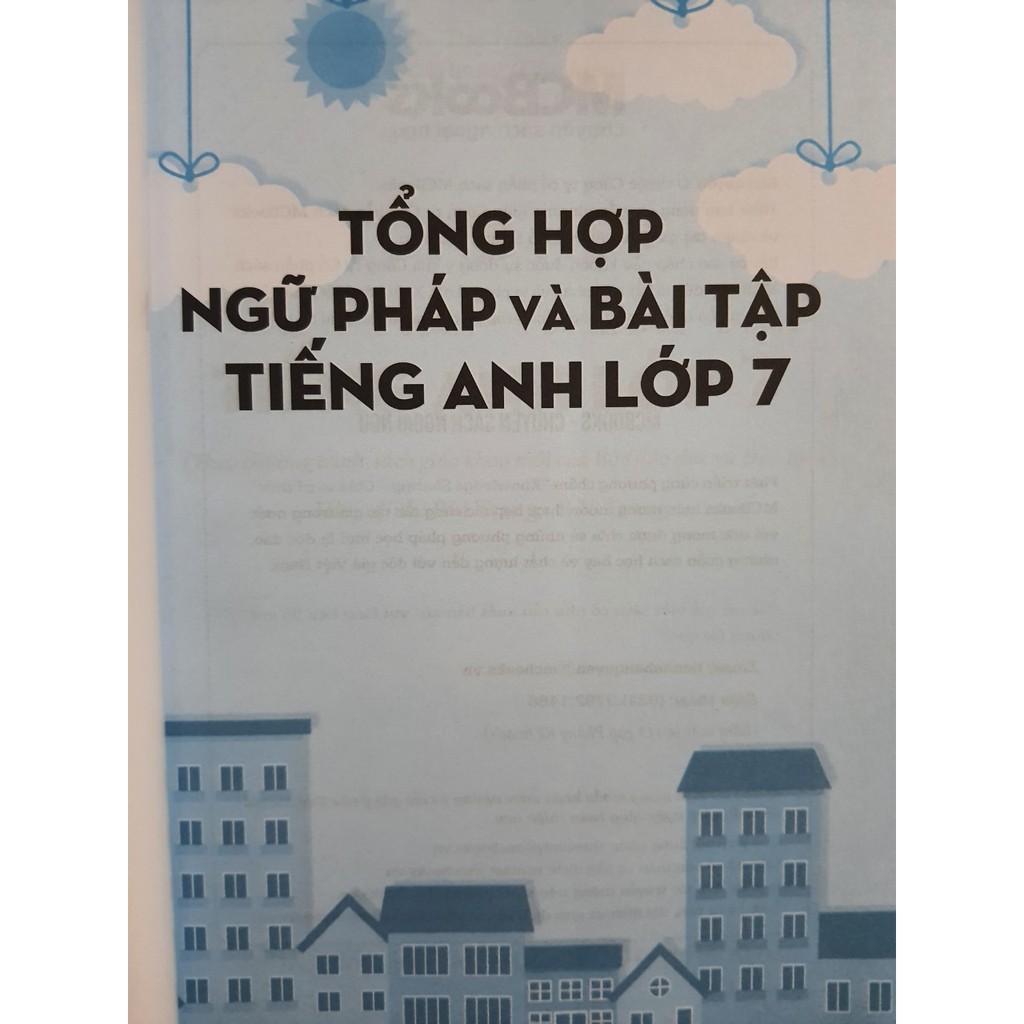 Sách - Tổng hợp Ngữ pháp và Bài tập tiếng Anh Lớp 7