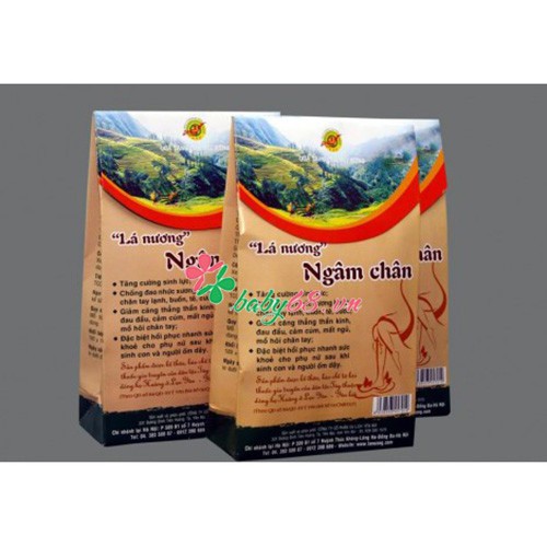 Lá nương ngâm chân - Bài thuốc gia truyền của người Tày