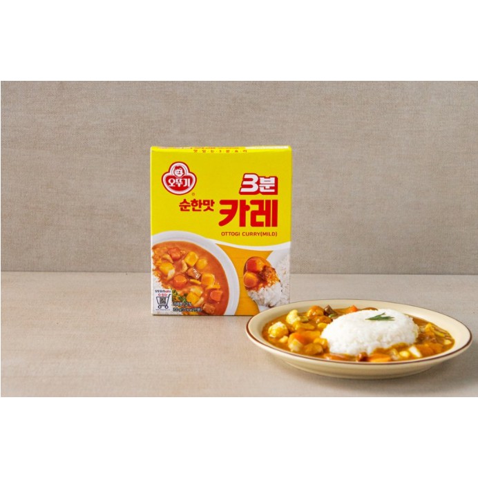 [OTTOGI] SỐT CÀ RI KHÔNG CAY 200G - [오뚜기] 3분 카레 순한맛 200G