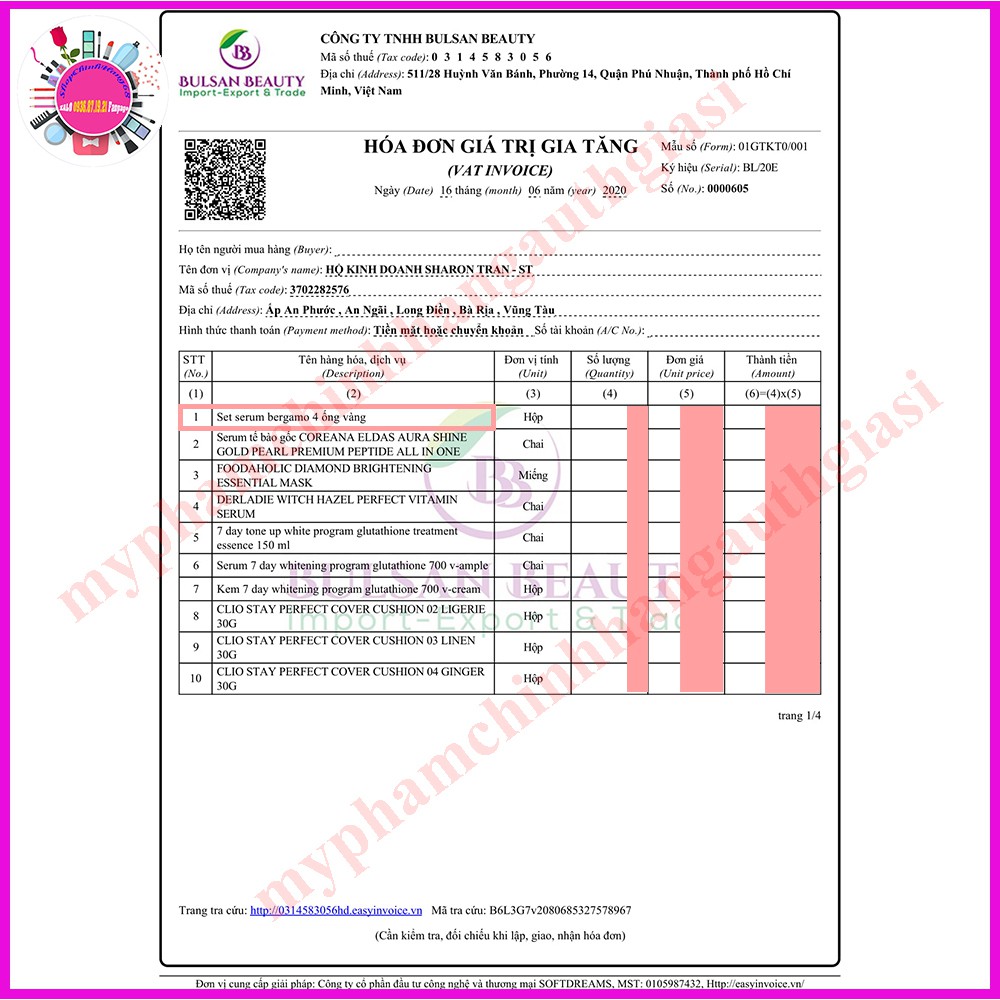 [Sét 4 lọ] SERUM BERGAMO VÀNG CHUYÊN TÁI TẠO DA: TRẮNG MỀM MỊN - GIẢM THÂM & MỤN - SE KHÍT CHÂN LÔNG MADE IN KOREA | BigBuy360 - bigbuy360.vn