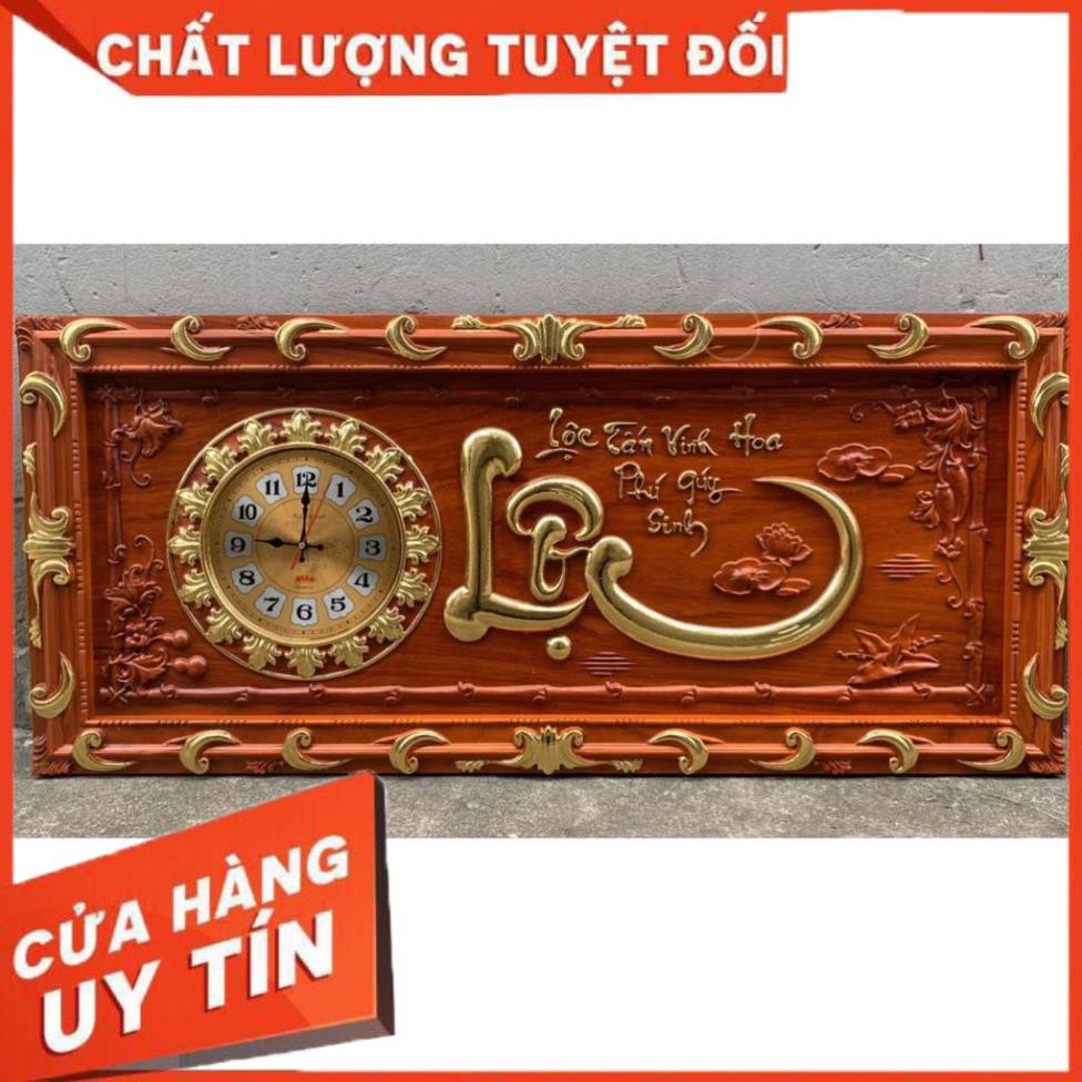 [ HÀNG CAO CẤP ] Tranh đồng hồ treo tường gỗ hương dát vàng đục CNC- BẢO HÀNH 1 ĐỔI 1 - HOÀN TIỀN NẾU SAI SẢN PHẨM