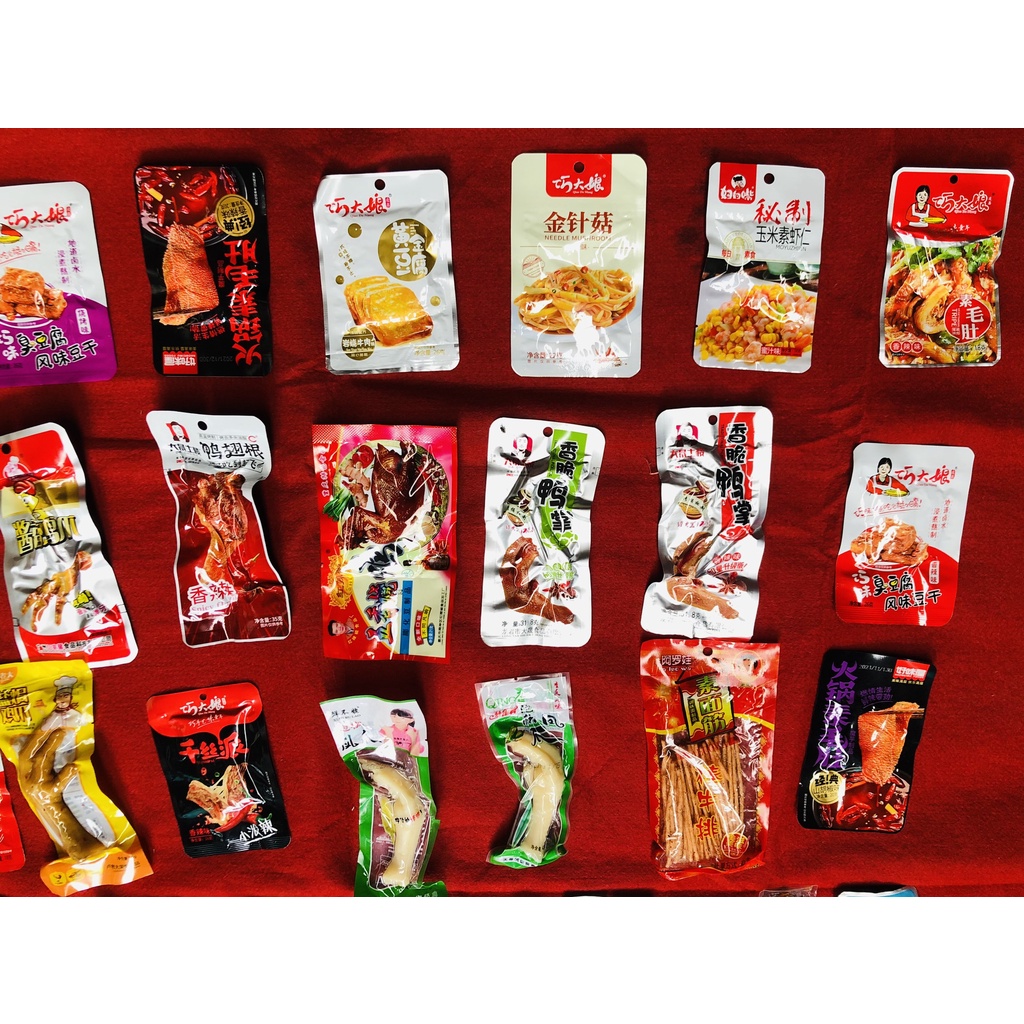 Sét 50 Món Ăn Vặt Trung