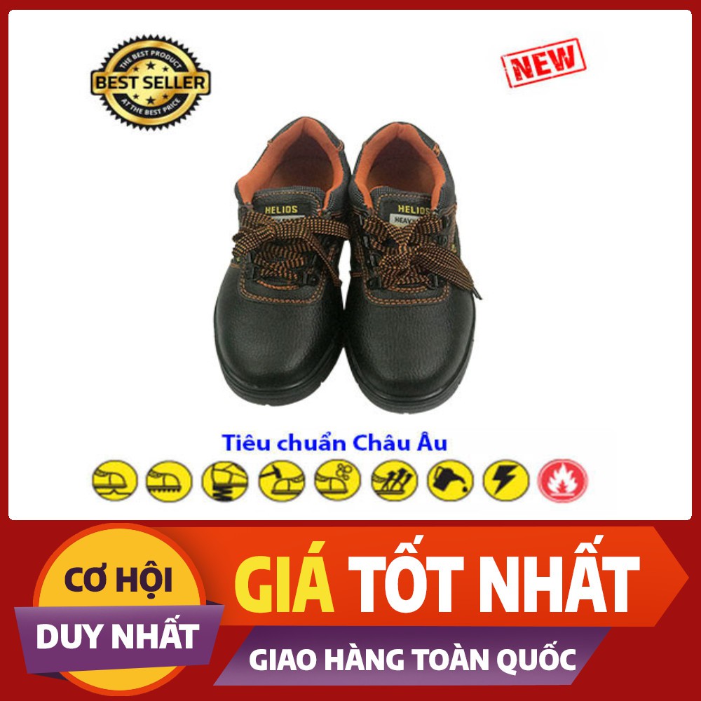 Giày bảo hộ lao động HELIOS TITAN nhập khẩu chính hãng Chống đinh,Chống dầu trơn trượt,nước