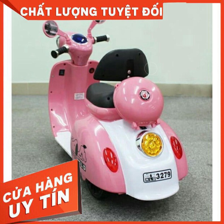 [Siêu sale] [Siêu Sale]  Xe máy điện Vespa kiểu mới (có đèn + nhạc + tựa lưng)