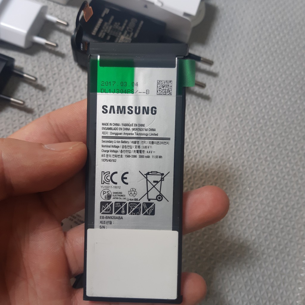 Pin Samsung Galaxy Note 5 Chính Hãng, EB-BN920ABE, Mới 100%, 3000mAh