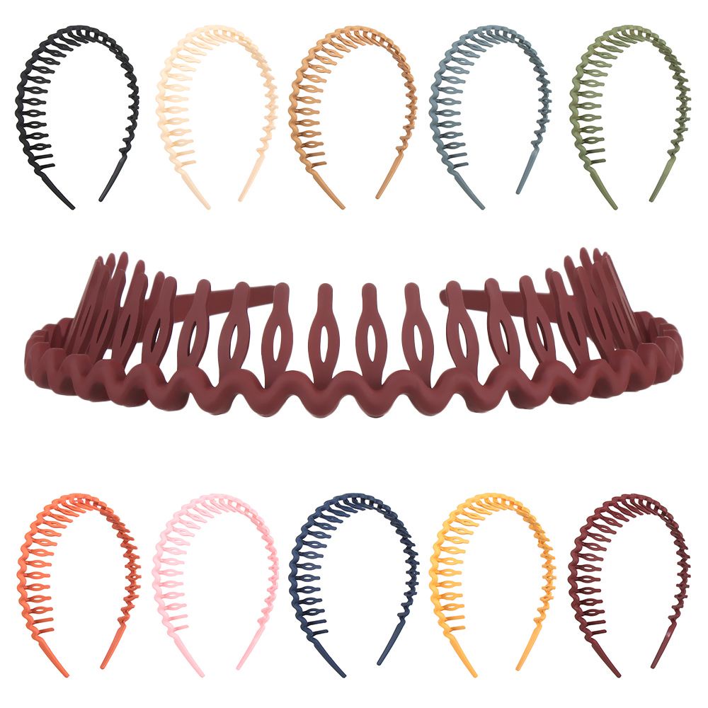 Băng Đô Cài Tóc Bằng Nhựa Resin Chống Trượt Nhiều Màu Sắc Thời Trang Cho Nữ
