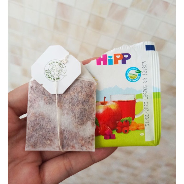 Trà HiPP Bio hữu cơ trẻ em đủ loại hộp 20gói