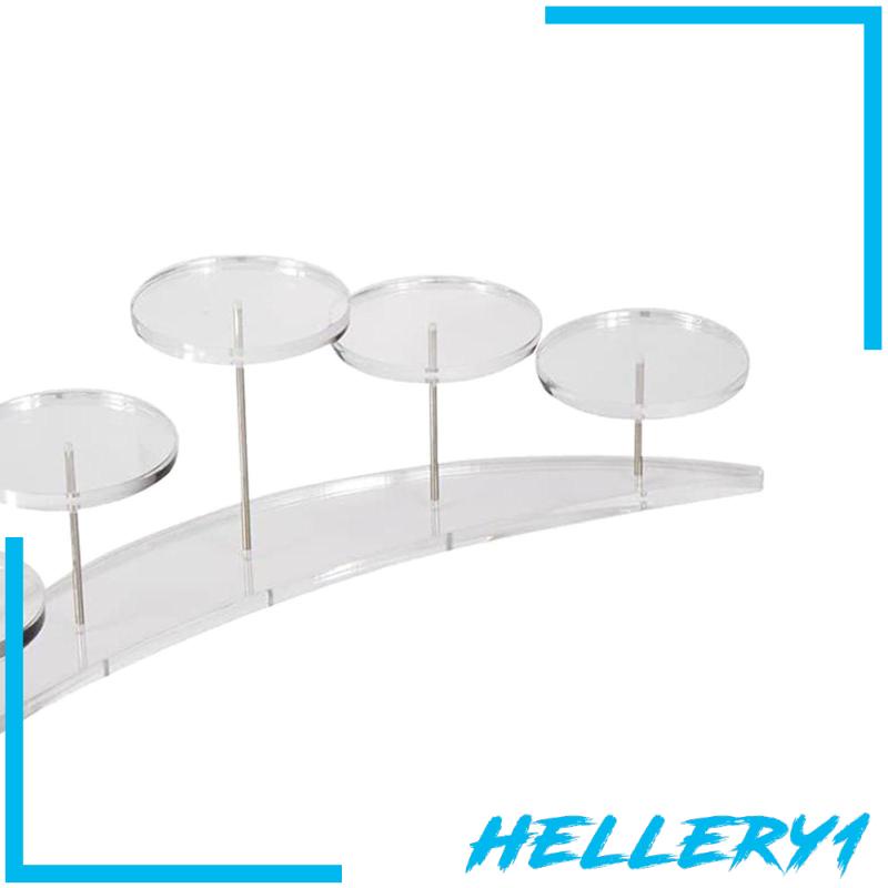 [Hellery1] Giá Đỡ Acrylic Trong Suốt 5 Tầng Trưng Bày Bánh Cupcake / Món Tráng Miệng Hoặc Bộ Sưu Tập
