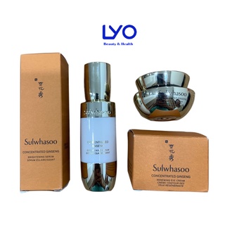 Kem Dưỡng Mắt Nhân Sâm Sulwhasoo 5ml - Tinh Chất Nhân Sâm Sulwhasoo Concentrated Ginseng Brightening Serum 8ml