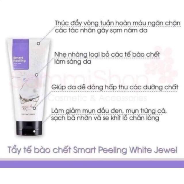 [Giá Sỉ] TẨY DA CHẾT / THE FACE SHOP /Tẩy Da Chết Ngọc Trai - White Jewel PeelingThe Face Shop Smart Peeling 120ml