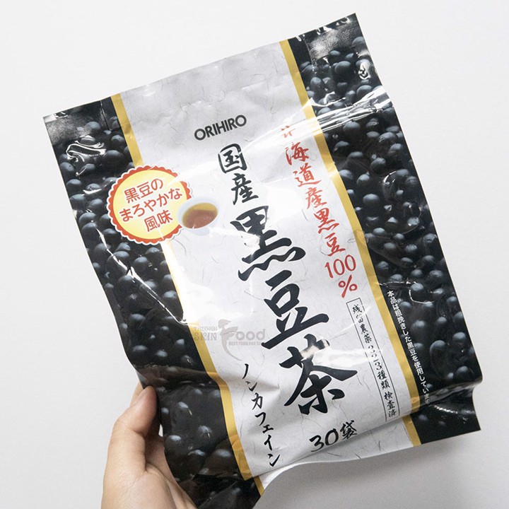 [Túi 30 gói] Trà Đậu Đen Hỗ Trợ Thanh Lọc Cơ Thể Làm Đẹp Da Orihiro 180g