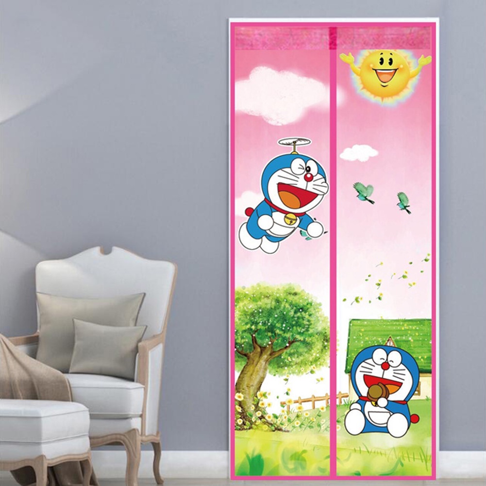 Rèm cửa sổ có nam châm chống muỗi hình nhân vật hoạt hình