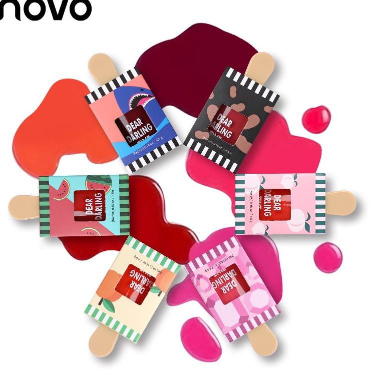 (Hàng Mới Về) Son Kem Lì Thiết Kế Hình Que Kem Dễ Thương 17ap4bb Nv5191 - Novo